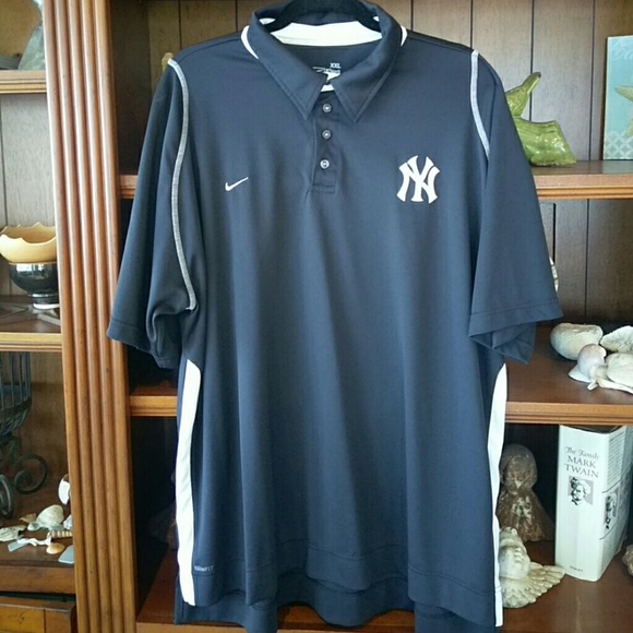 Nike MLB Other - Nike Yankees Sport Jersey Polo Shirt